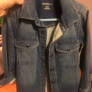 GAP Denim long sleeve shirt
